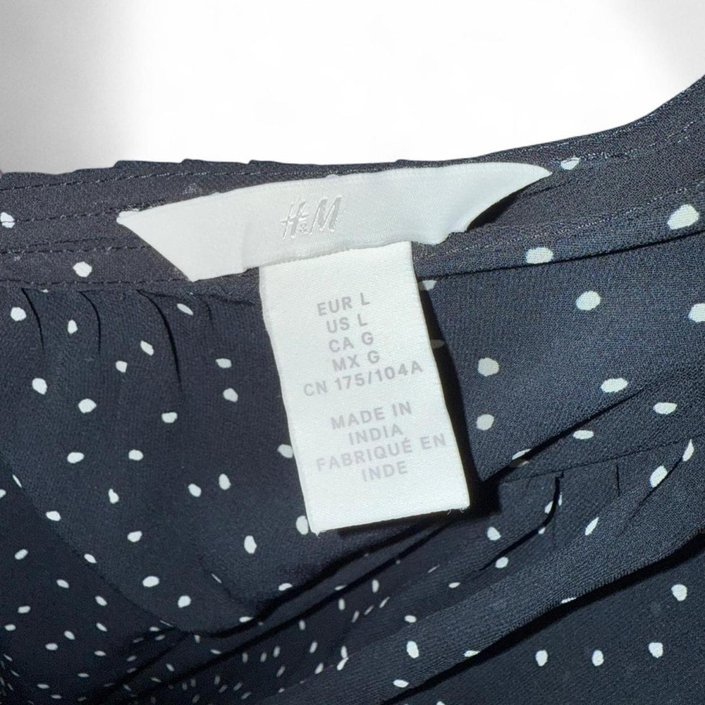 H&M Black and White Polka Dot Blouse - Picture 5 of 5